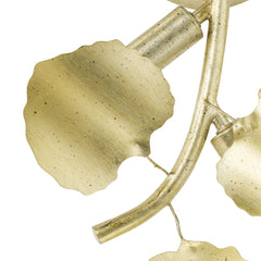 Wall Sconce with 4 Lights in Gilded Silver