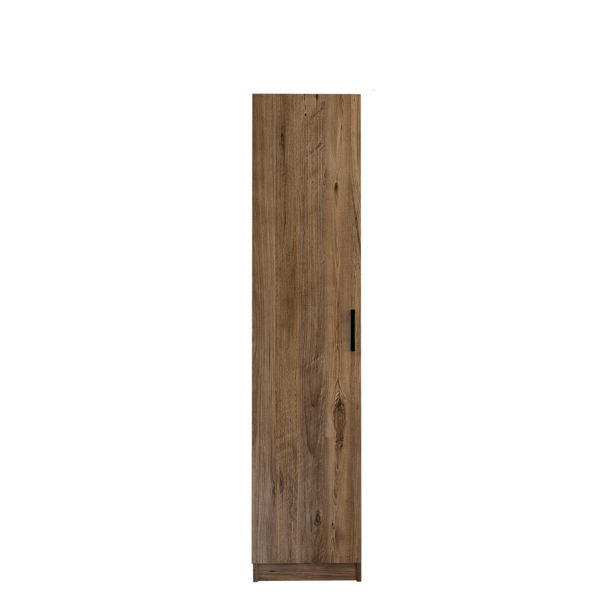 Wardrobe with Shelves, 71.5 Inch Height, Walnut