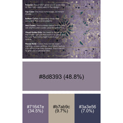 Washable Area Rug, 8 x 12 Ft, Purple Chenille