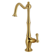 Water Filtration Faucet, Heritage, Single Handle in Brushed Brass