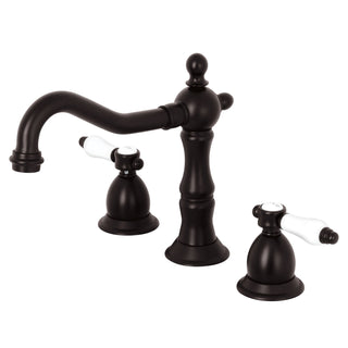Widespread Bathroom Faucet, Bel-Air, Two Handle with Pop-Up in Oil Rubbed Bronze