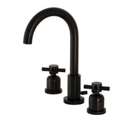 Widespread Bathroom Faucet, Concord, Cross Handles in Oil Rubbed Bronze