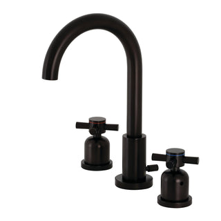 Widespread Bathroom Faucet, Concord, Cross Handles in Oil Rubbed Bronze