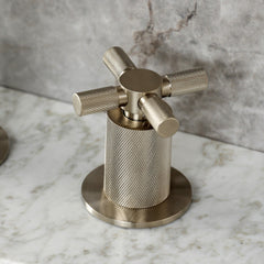 Widespread Bathroom Faucet, Convergent, Two-Handle in Brushed Nickel