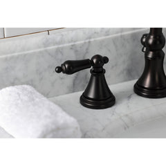 Widespread Bathroom Faucet, Governor, Two-Handle in Oil Rubbed Bronze