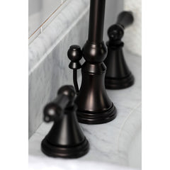 Widespread Bathroom Faucet, Governor, Two-Handle in Oil Rubbed Bronze