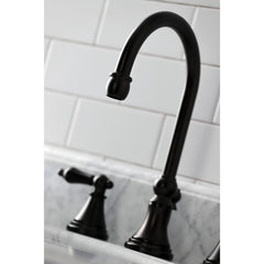 Widespread Bathroom Faucet, Governor, Two-Handle in Oil Rubbed Bronze