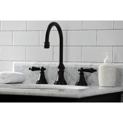 Widespread Bathroom Faucet, Governor, Two-Handle in Oil Rubbed Bronze