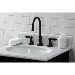 Widespread Bathroom Faucet, Governor, Two-Handle in Oil Rubbed Bronze