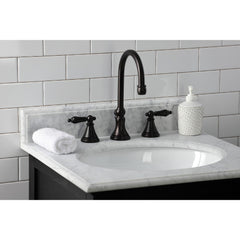 Widespread Bathroom Faucet, Governor, Two-Handle in Oil Rubbed Bronze