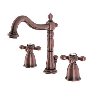 Widespread Bathroom Faucet, Heritage, Two-Handle in Antique Copper