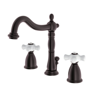 Widespread Bathroom Faucet, Heritage, Two-Handle in Oil Rubbed Bronze