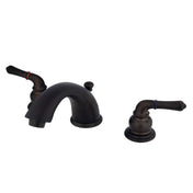 Widespread Bathroom Faucet, Magellan, Two-Handle with Pop-Up Drain in Oil Rubbed Bronze