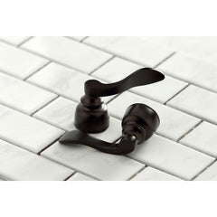 Widespread Bathroom Faucet, NuWave French, Two-Handle in Oil Rubbed Bronze