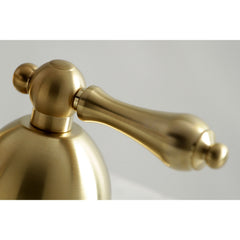 Widespread Bathroom Faucet, Restoration, Two-Handle in Brushed Brass