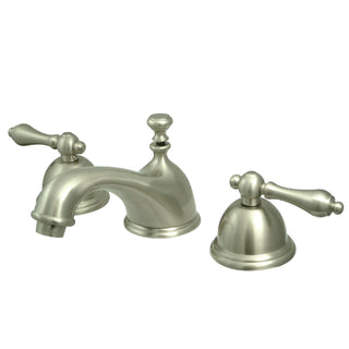 Widespread Bathroom Faucet, Restoration, Two-Handle in Brushed Nickel