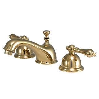 Widespread Bathroom Faucet, Restoration, Two-Handle in Polished Brass