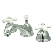 Widespread Bathroom Faucet, Restoration, Two-Handle in Polished Chrome