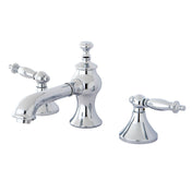 Widespread Bathroom Faucet, Templeton, Two Handle in Polished Chrome