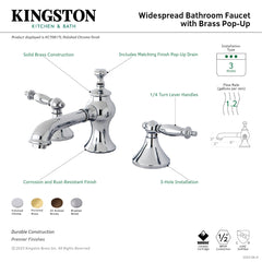 Widespread Bathroom Faucet, Tulare, Two-Handle in Oil Rubbed Bronze