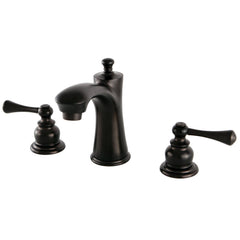 Widespread Bathroom Faucet, Tulare, Two-Handle with Pop-Up Drain in Oil Rubbed Bronze