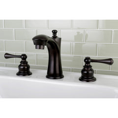 Widespread Bathroom Faucet, Tulare, Two-Handle with Pop-Up Drain in Oil Rubbed Bronze