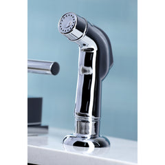Widespread Kitchen Faucet, Claremont, Double Handle in Polished Chrome