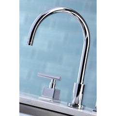 Widespread Kitchen Faucet, Claremont, Double Handle in Polished Chrome