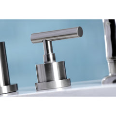Widespread Kitchen Faucet, Manhattan, Double Handle in Brushed Nickel