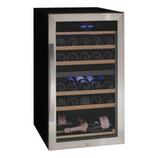 Wine Refrigerator, Cascina Series, 28 Bottle, Dual Zone, Freestanding, Stainless Steel
