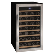 Wine Refrigerator, Cascina Series, 50 Bottle, Single Zone, Freestanding, Stainless Steel