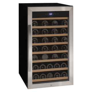 Wine Refrigerator, Cascina Series, 50 Bottle, Single Zone, Freestanding, Stainless Steel