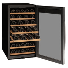 Wine Refrigerator, Cascina Series, 50 Bottle, Single Zone, Freestanding, Stainless Steel