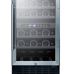 Wine Refrigerator, Dual Zone, Built-In and Freestanding, 28 Bottle