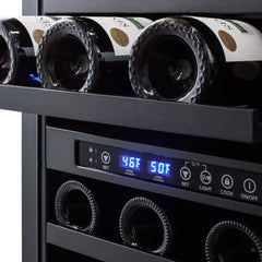 Wine Refrigerator, Dual Zone, Built-In and Freestanding, 28 Bottle