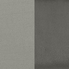 Wingback Chair in Two-Toned Dark Gray Linen Blend with Wooden Legs