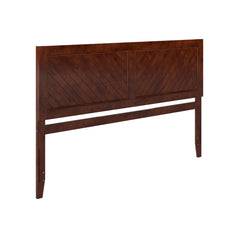 Wood Panel Headboard, King Size in Walnut