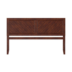 Wood Panel Headboard, King Size in Walnut