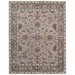 Wool Area Rug in 8 ft x 10 ft Rectangle