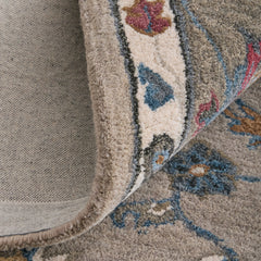 Wool Area Rug in 8 ft x 10 ft Rectangle