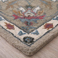 Wool Area Rug in 8 ft x 10 ft Rectangle