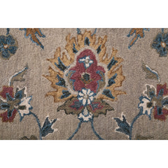 Wool Area Rug in 8 ft x 10 ft Rectangle
