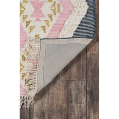 Wool Area Rug in Geometric Pattern, 7'6" x 9'6"