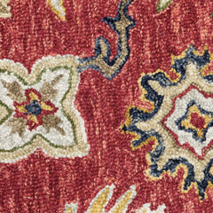 Wool Hand Woven Oriental Area Rug, 8 x 10 ft with Cotton Backing