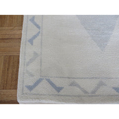 Wool Runner Rug, 2 ft 7 in x 12 ft 4 in, Ivory