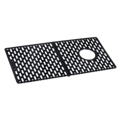 Workstation Kitchen Sink, Undermount, Single Bowl, Granite Composite, Midnight Black