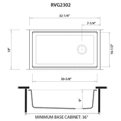 Workstation Kitchen Sink, Undermount, Single Bowl, Granite Composite, Midnight Black