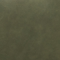Woven Leather Bench, Seats 2, Green Leather with Walnut Wood Frame