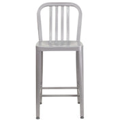 Wulfern Agrilou Slatted Bar Stools, Set of 2
