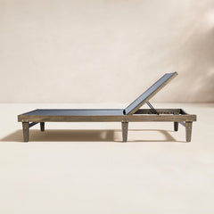 Side | Side view of the Wulfern Anokoufonisi Mesh Chaise Lounge Set